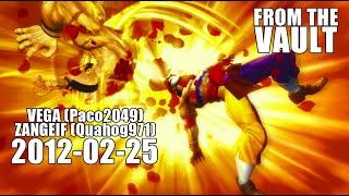 Street Fighter 4 - Vega (Paco2049) V Zangeif (Quahog971) 2012-02-25