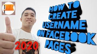 Paano Gumawa Ng Username on Facebook pages 2020 (TUTORIAL)