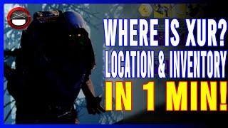 Destiny 2: Where Is Xur | Xur In 1 Min | October 21st 2022