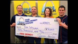 106.5 The Arch - $50,000 FREE MONEY Winner