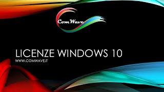 Licenze Windows 10