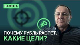 Почему рубль растет, какие цели ?