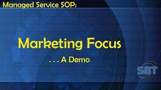 Marketing Focus - SOP for Managed Services