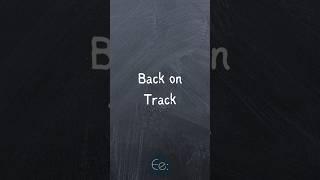 Back on Track What Does it Mean? #english #explained #back #track #idioms #phrases #expression