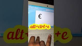 Create Euro Sign in ms word #shorts #short #ytshorts #youtubeshorts ##viral #trending  #youtube