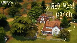 building a cozy family ranch & stables  the sims 4: speed build with commentary