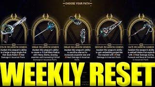 WARFRAME WEEKLY RESET STALKER EDITION! GRAB TAUFORGED SHARDS THIS WEEK!