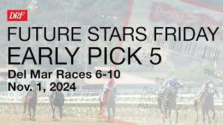 Breeders Cup Pick 5 Play | Races 6-10 | November 1, 2024