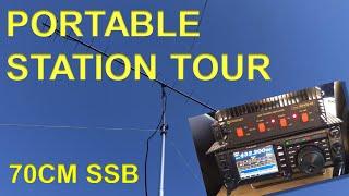 Portable Station Tour & Working 70cm SSB