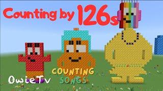 Counting by 126s Song | Minecraft Numberblocks Counting Songs | Math and Number Songs for Kids