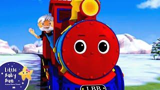 Train Song | Cars, Trucks & Vehicles Cartoon | Moonbug Kids