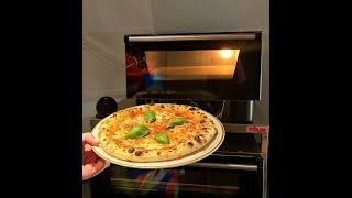 Otthoni Olasz pizzakemence teszt új generációs pizzakővel Effovens N3! Nápolyi pizza nyújtása sütése