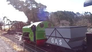 South Tynedale Railway: The STR’s 0-6-2ST No.441 'Barber' was passed through at Gilderdale Bridge.