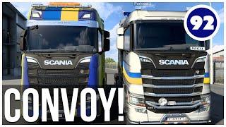 ETS2 | Convoy! | Euro Truck Simulator 2 Career | Episode 92