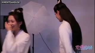 Caesar Wu -miss Tang Behind the scene -cutest moments