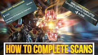 warframe nightwave | how to complete 0/5 scans for cephalon simaris