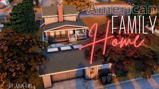 Американский семейный дом│Строительство│American Family Home│SpeedBuild [The Sims 4]