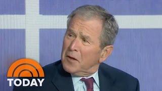 George W. Bush Talks About The Veterans Behind ‘Portraits of Courage’ (Exclusive) | TODAY