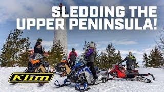 Exploring Michigan Snowmobile Trails | Day 1