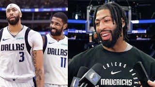 Anthony Davis FULL reaction to trade to Mavericks for Luka Doncic