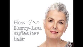 How Kerry Lou Styles Her Short Hair