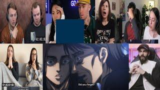 ATTACK ON TITAN EPISODE 4X19-21 REACTION MASHUP!! [ RE-UPLOAD ]