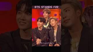 BTS stands for ? #bts #btsshorts #btsedits #btsarmy #kpop