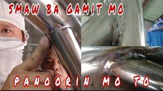 Paano pagandahin Ang stainless kahit stick weld Ang gamit I CURAN WORKS