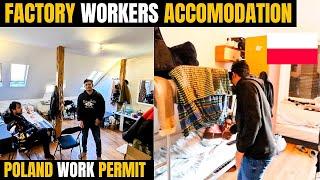 APARTMENT TOUR OF INDIAN FACTORY WORKERS IN POLAND| Company Accomodation for Factory Workers Poland