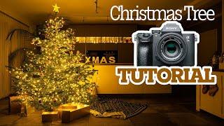 How to Photograph a Christmas Tree - 2021 Edition - IN DEPTH TUTORIAL on Christmas Tree Photography