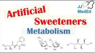 Absorption and Metabolism of Sugar Substitutes (Artificial Sweeteners) | Aspartame, Sucralose, Etc.