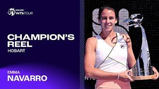 Emma Navarro's best points en route to her FIRST WTA Tour title! 