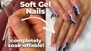 DOING MY OWN SOFT GEL NAILS | Après Gel X Nail Dupe