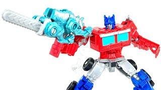 Super Amazing Figure!!! Transformers Rise of the Beasts Beast Weaponizer Optimus Prime & Chainclaw