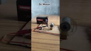 Dc Motor Project #tech #dcmotor #experiment #dcmachine#shorts #ytshorts