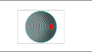 Geant4. MGCR1. Geometry visualization. Sphere detector