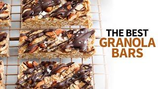 The Best Homemade Granola Bars (only 4 ingredients!)