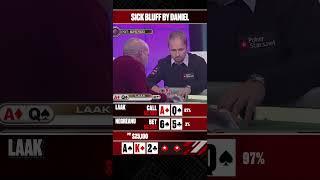 Sick Bluff Almost Made Him Fold!#PokerStars