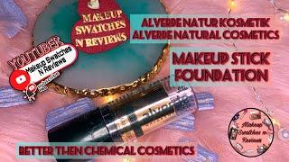 Say Yes to Natural Cosmetics Foundation Stick Alverde Makeup stick