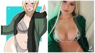 Sexy Tsunade in Real life  #naruto #tsunade #narutocosplay