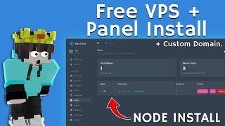 Free VPS 64GB Ram With Panel And Custom Domain | Make Your Own Hosting Part 2 !