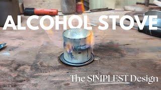 How to make an alcohol stove - the simplest design