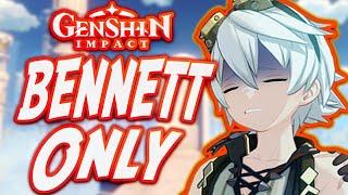 Can You Beat Genshin Impact Only Using Bennett??!!