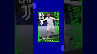 F. Kostic Best Cards in eFootball 2023 #efootball2023 #kostic #efootball2023mobile #shorts #viral