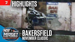 𝑯𝑰𝑮𝑯𝑳𝑰𝑮𝑯𝑻𝑺: USAC NOS Energy Drink National Midgets | Bakersfield Speedway | November 27, 2024