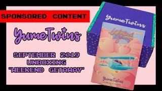 YumeTwins Kawaii Mystery September Box Unboxing (Weekend Getaway Theme) #ad