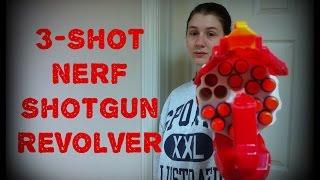 NERF MOD: "CycloShotGun" (18 Dart Shotgun Cylinder for Mega Cycloneshock)