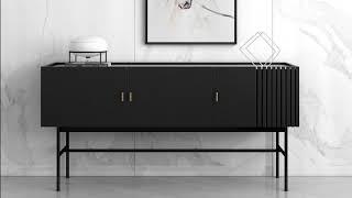 Cudham, black oak furniture range by HOARE GROUP