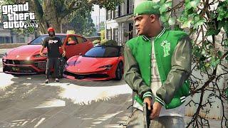 FRANKLIN STEALING BACK LAMBORGHINI & FERRARI FROM KAI CENAT IN GTA 5!!! (GTA 5 Mods)