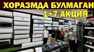 15-ОКТЯБРЬГАЧА ШОШИЛАМИЗ. ХОРАЗМДА БУНАКАСИ КАМ БУЛАДИ 1+7 АКЦИЯ | ILHOM TEXNO AKSIYA